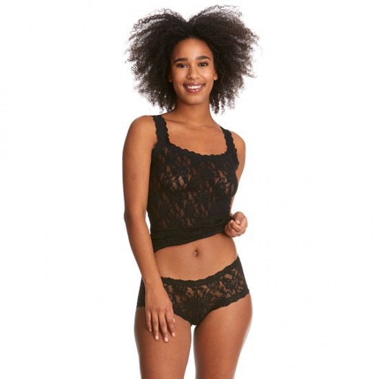 Hanky Panky Signature Lace Boy Short- Black