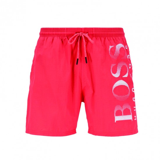 Hugo Boss Beach Shorts With White Logo