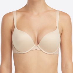 Spanx Pillow Cup Signature Push-Up Plunge Bra - Nude