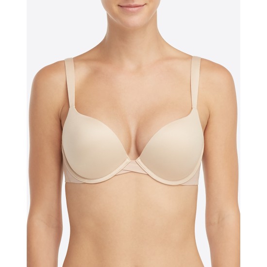 Spanx Pillow Cup Signature Push-Up Plunge Bra - Nude