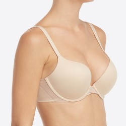 Spanx Pillow Cup Signature Push-Up Plunge Bra - Nude