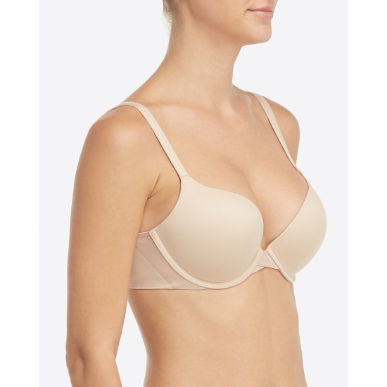 Spanx Pillow Cup Signature Push-Up Plunge Bra - Nude