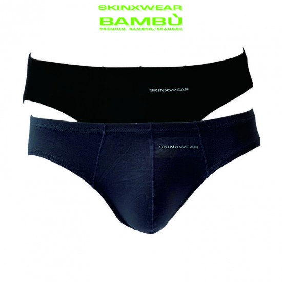 Skinxwear Premium Bamboo Italian Micro Briefs (2 in 1) Assorted Colours