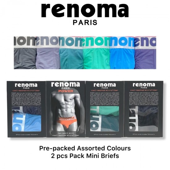 Renoma POWER Sport Mini Briefs 2pcs