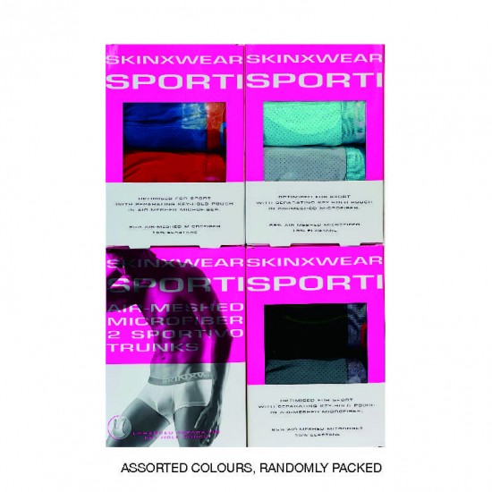 Skinxwear Sporti Italian Trunk, 2pc (Assorted Colour)