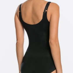 Spanx OnCore Open-Bust Bodysuit - Very Black