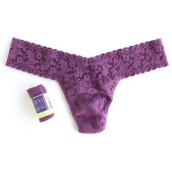 Hanky Panky Signature Low Rise Thong - Valiant Purple